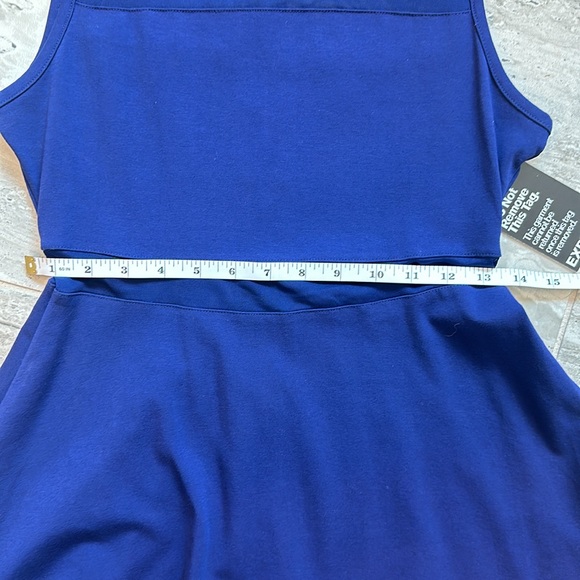 Express Navy Fit and Flare dress - Picture 5 of 16